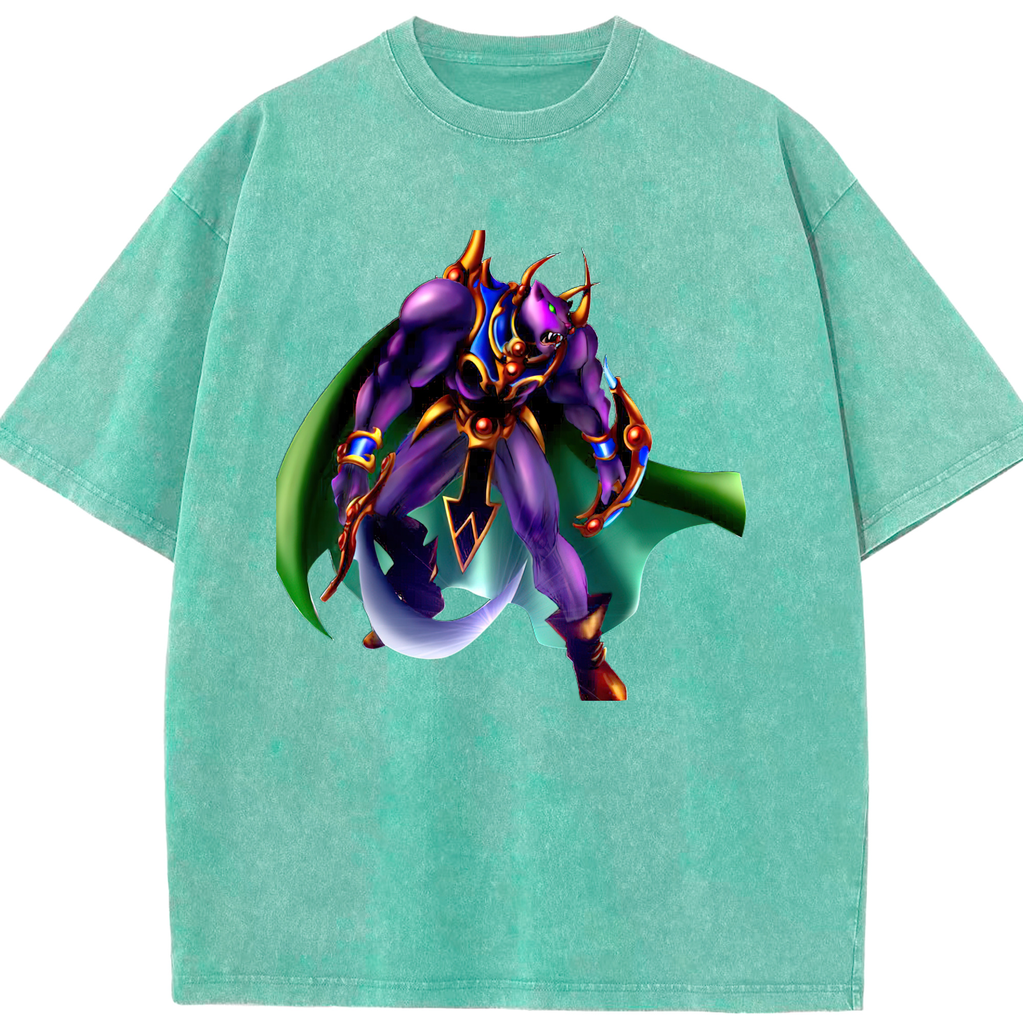 （画像用） 遊☆戯☆王 Yu-Gi-Oh! 綿100% ヴィンテージ風 半袖Tシャツ（フロントプリント）